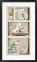 Framed Fleurs et Memoires III