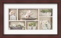 Framed Fleurs et Memoires I