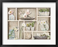 Framed Fleurs et Memoires