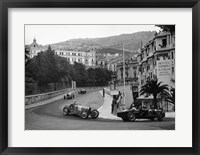 Framed Passing at the 1932 Monaco Grand Prix