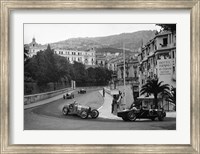 Framed Passing at the 1932 Monaco Grand Prix