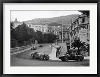 Framed Passing at the 1932 Monaco Grand Prix