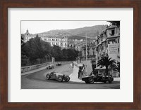 Framed Passing at the 1932 Monaco Grand Prix