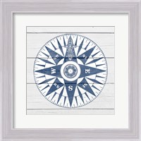 Framed Wood Compass