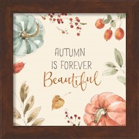 Framed 'Autumn Feel II' border=