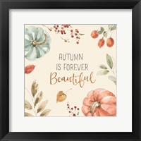 Framed 'Autumn Feel II' border=