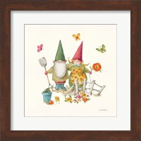 Framed Garden Gnomes VII