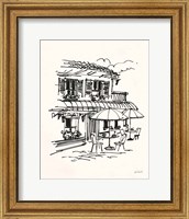 Framed Cafe Sketch I Cream