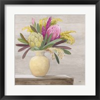 Framed 'Protea Still Life II' border=