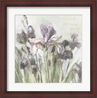 Framed Spring Iris I Purple