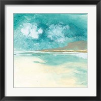 Framed 'Cumulus Emerald I' border=