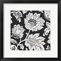 Ceylon Gardens V BW Framed Print