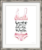 Framed Lingerie Laundry I