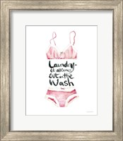 Framed Lingerie Laundry I