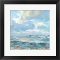 Framed Summer Clouds Light Sq