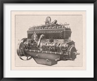 Framed French Engine II