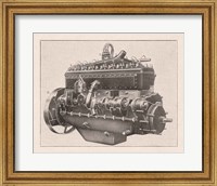 Framed French Engine II