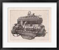 French Engine II Framed Print
