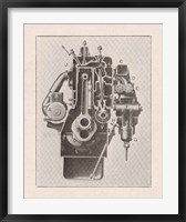 Framed French Engine I