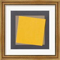 Framed Geo Natural Core Yellow