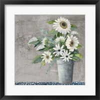 Framed Late Summer Bouquet II Rustic