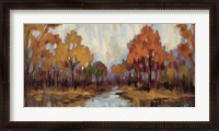 Framed Fall Aquarelle Purple Crop