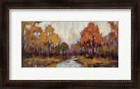 Framed Fall Aquarelle Purple Crop