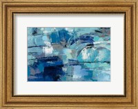 Framed Blue Ultramarine Waves