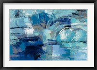 Framed Blue Ultramarine Waves