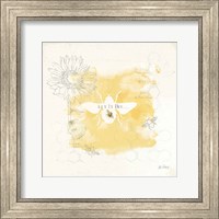 Framed Bee and Bee VII Honeycomb