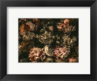 Framed Dark Floral Arrangement