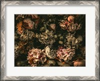 Framed Dark Floral Arrangement