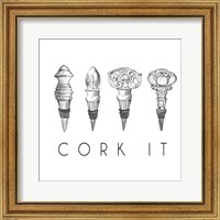 Framed 'Cork It' border=