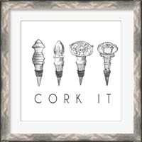 Framed 'Cork It' border=