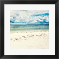 Framed Footsteps In The Sand