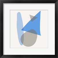 Mindful Blue II Framed Print