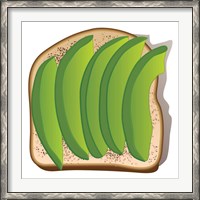 Framed Simple Avocado Toast