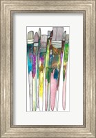 Framed Paint Brushes