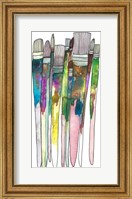 Framed Paint Brushes