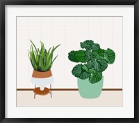 Framed Potted Plant Friends II