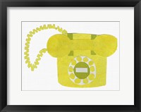 Framed Retro Telephone II