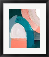 Framed 'Dark Pastel Roundabout I' border=