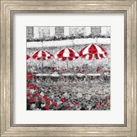Framed Splash Of Red In Paris II