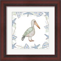 Framed Birds On The Beach I