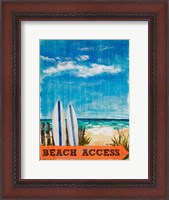 Framed Beach Access