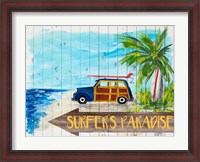 Framed Surfer's Paradise