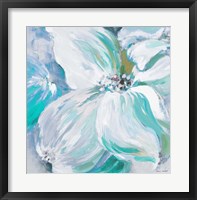 Framed Blue Flower Song II