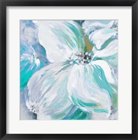 Framed Blue Flower Song II