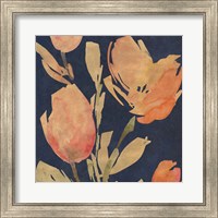 Framed 'Dark Orange Tulips I' border=