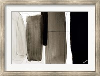 Framed Dark Veil Abstract